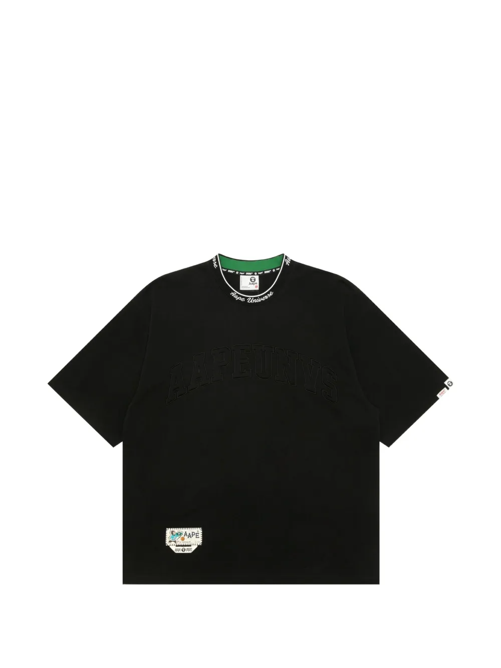 AAPE BY *A BATHING APE® embossed-logo relaxed-fit T-shirt · XL