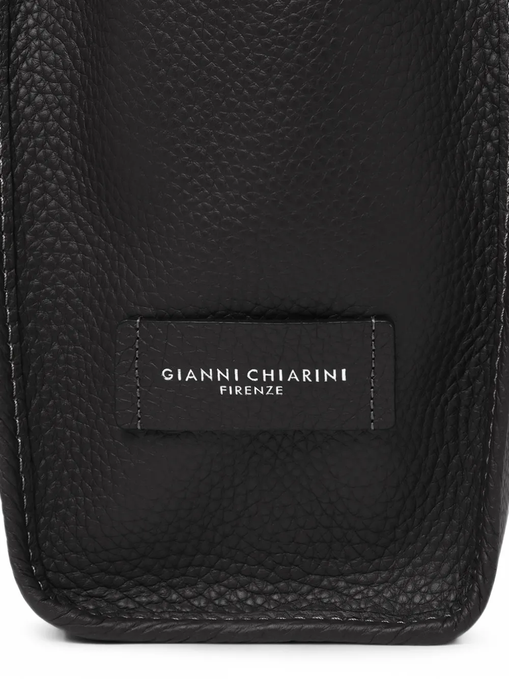 MARCELLA CLUB Grote Marcella leren shopper Zwart