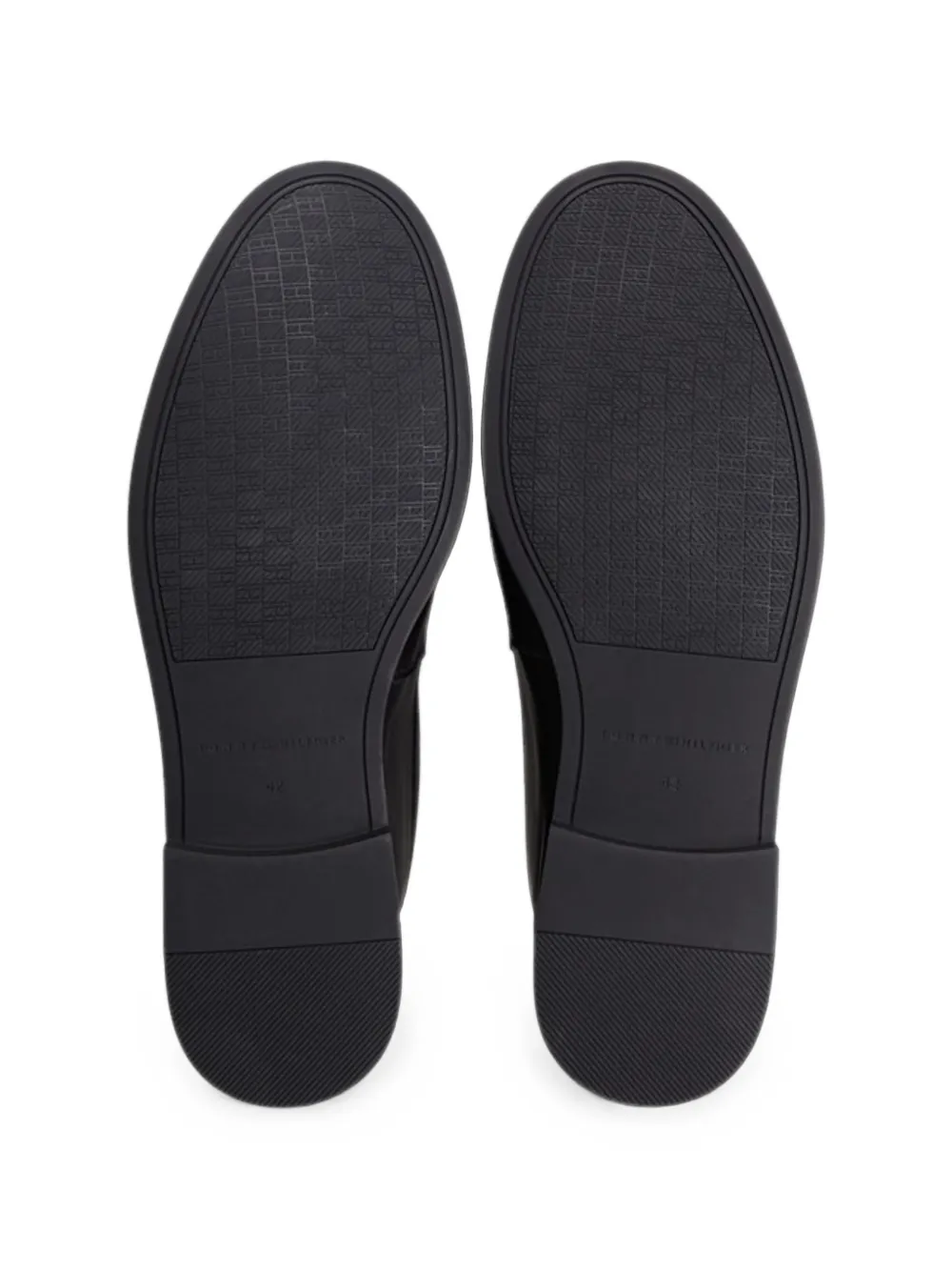 Tommy Hilfiger Leren loafers met kwastje Zwart