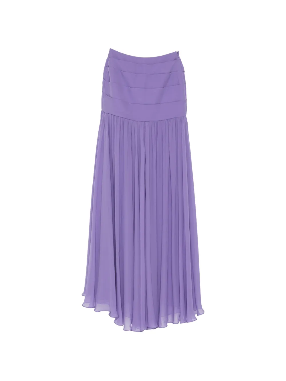 Elie Saab Gedrapeerde rok Paars