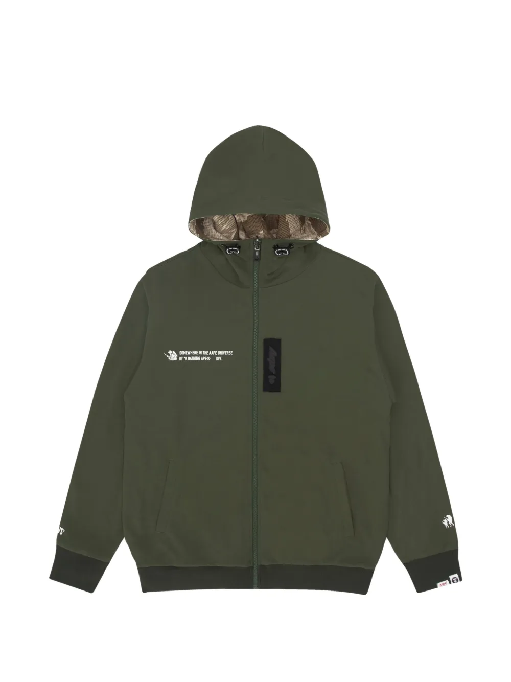 AAPE BY *A BATHING APE® zip-up hoodie · L