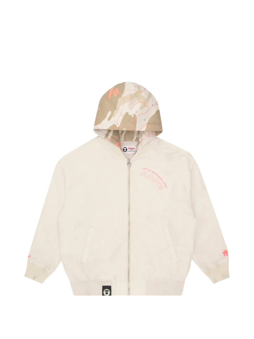 AAPE BY *A BATHING APE® logo-print panelled jacket
