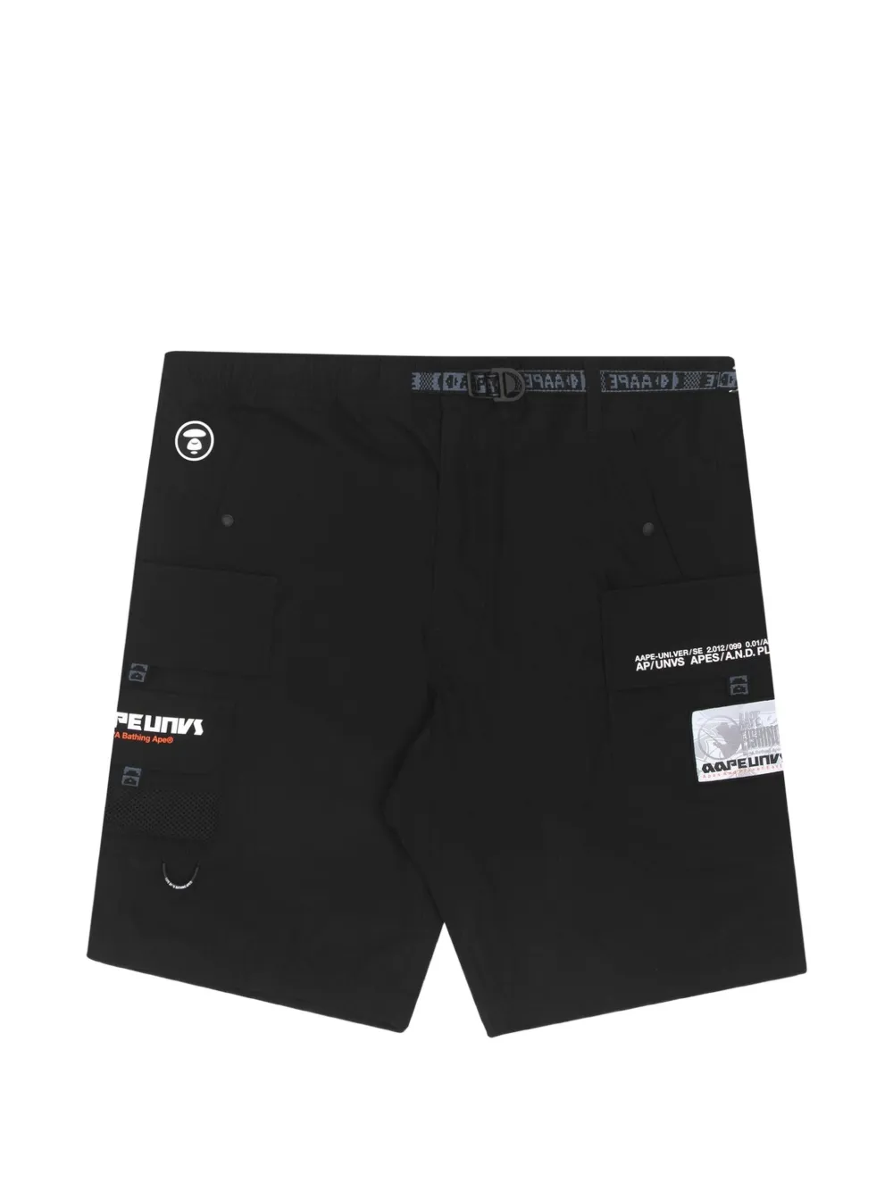 AAPE BY *A BATHING APE® Moonface belted cargo shorts
