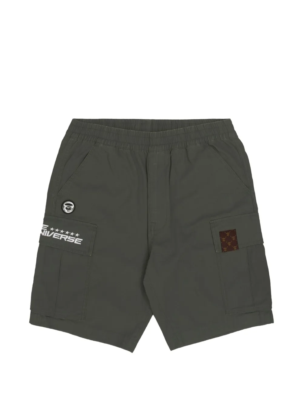 AAPE BY *A BATHING APE® Moonface patch cargo shorts