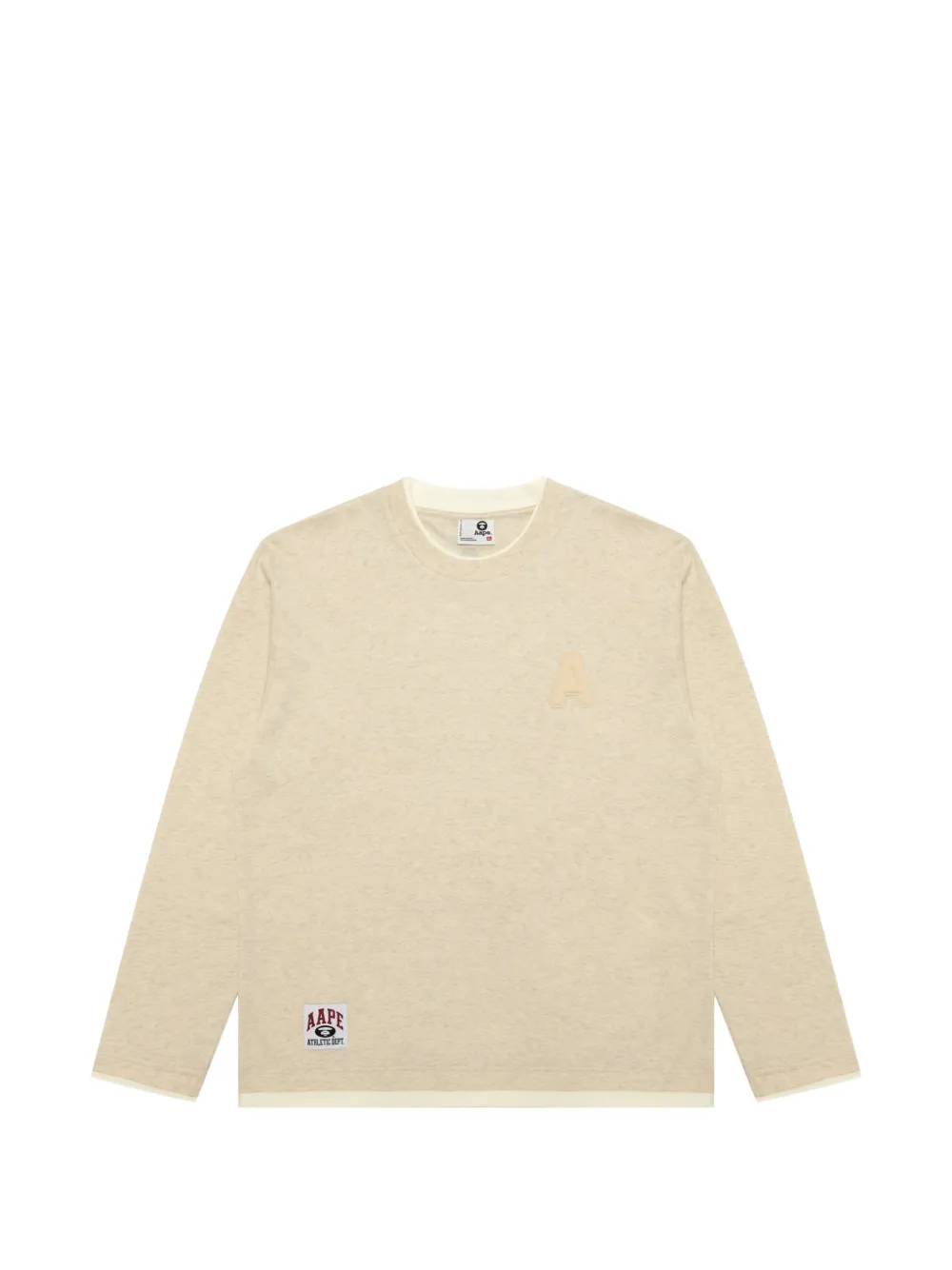 AAPE BY *A BATHING APE® logo-patch long-sleeve T-shirt