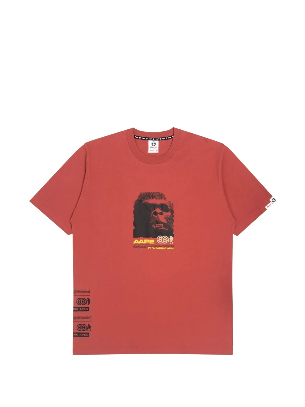 AAPE BY *A BATHING APE® Moonface graphic-print T-shirt · L