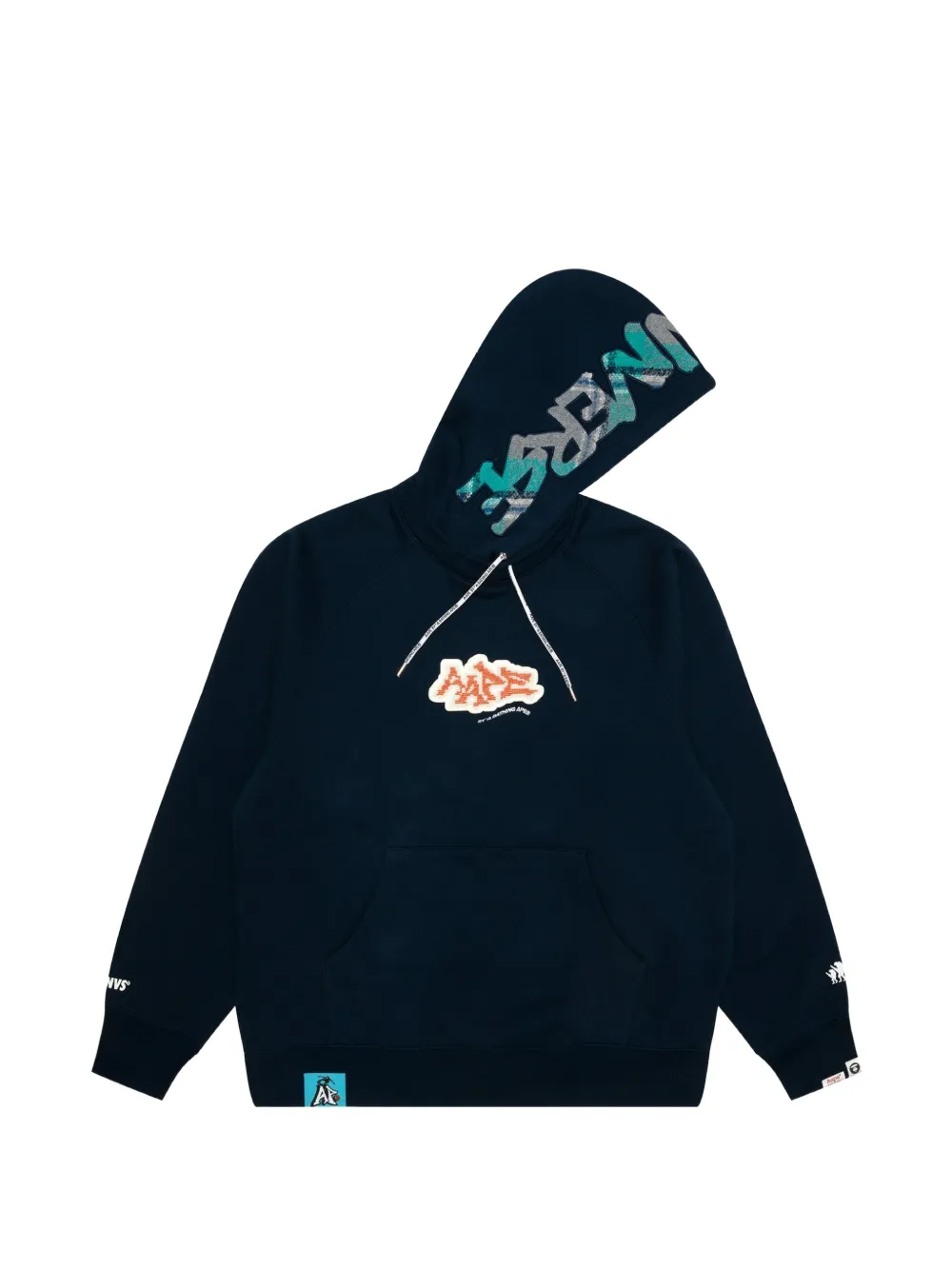 AAPE BY *A BATHING APE® logo-patch hoodie
