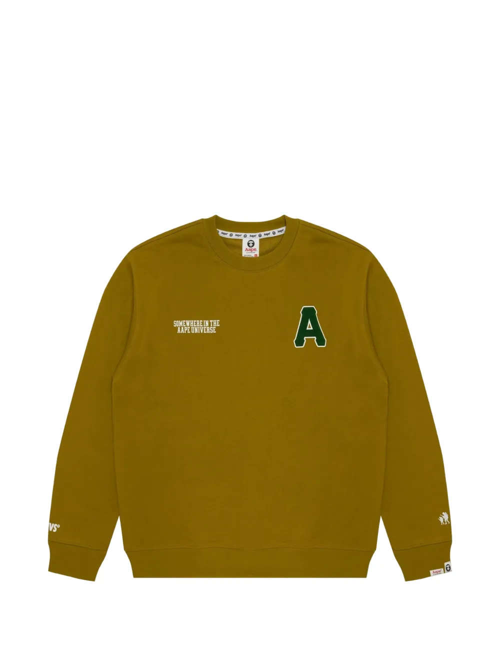 AAPE BY *A BATHING APE® logo-print crew-neck sweatshirt