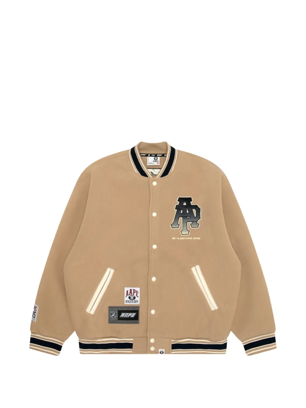 AAPE BY *A BATHING APE® logo-patch jacket