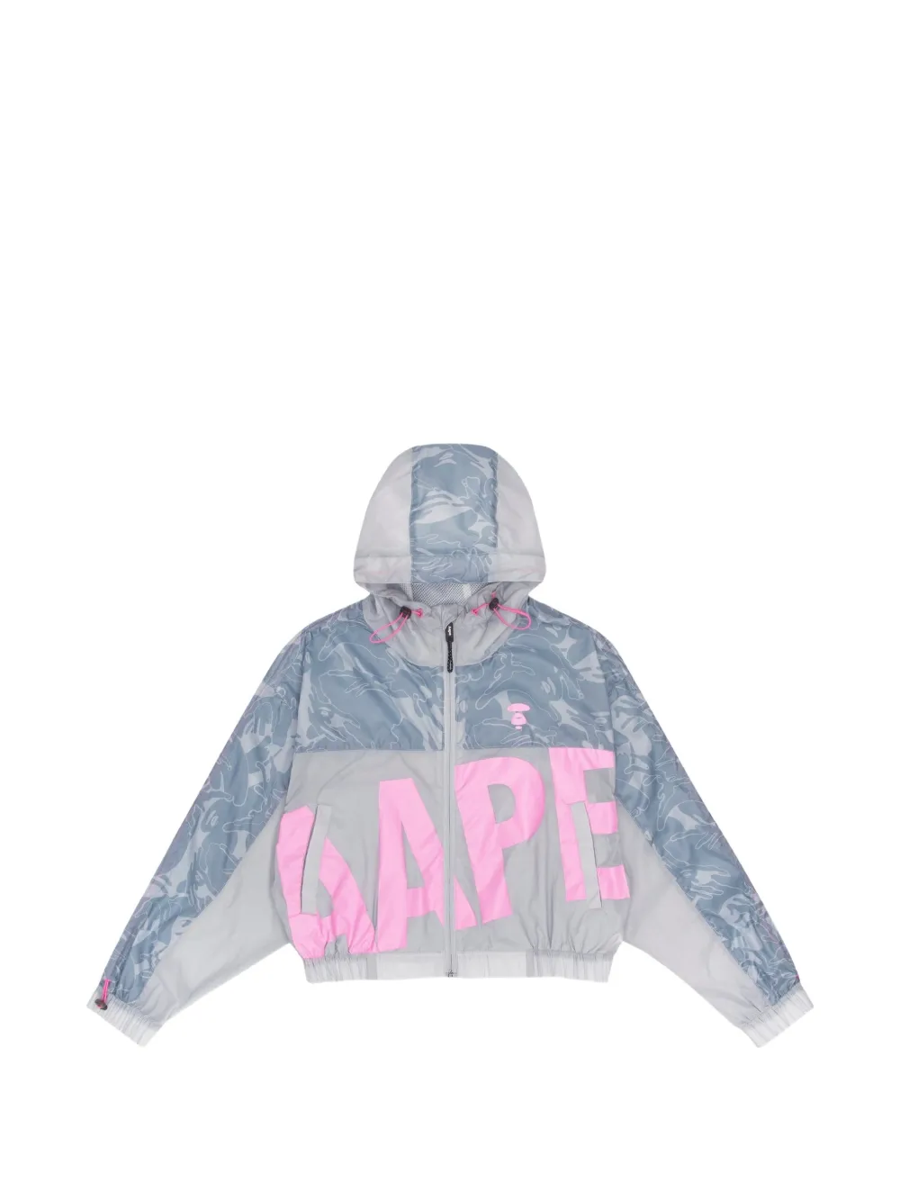 AAPE BY *A BATHING APE® Moonface-print hooded jacket
