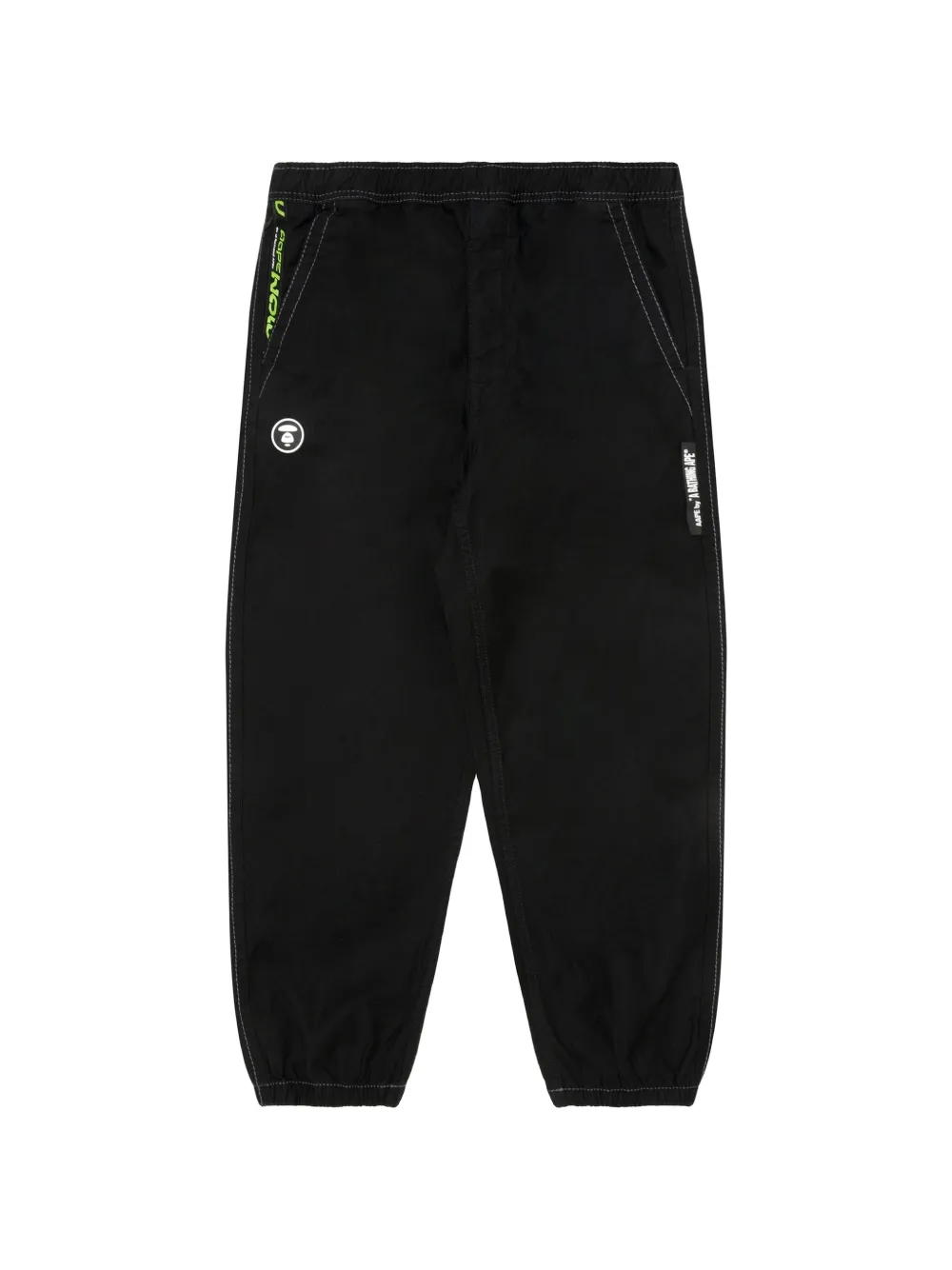 AAPE BY *A BATHING APE® Moonface tapered trousers