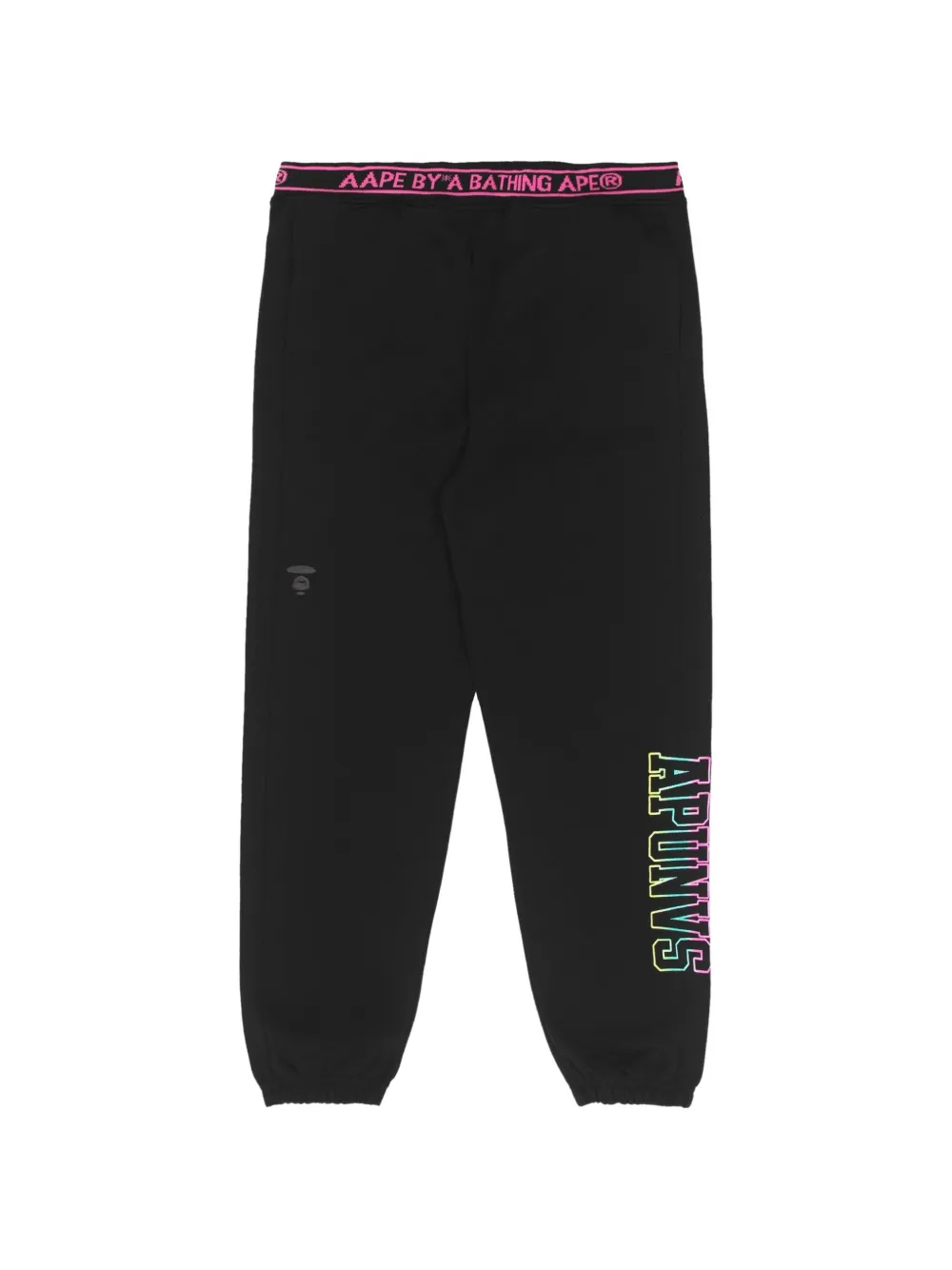 AAPE BY *A BATHING APE® Moonface embroidered track pants