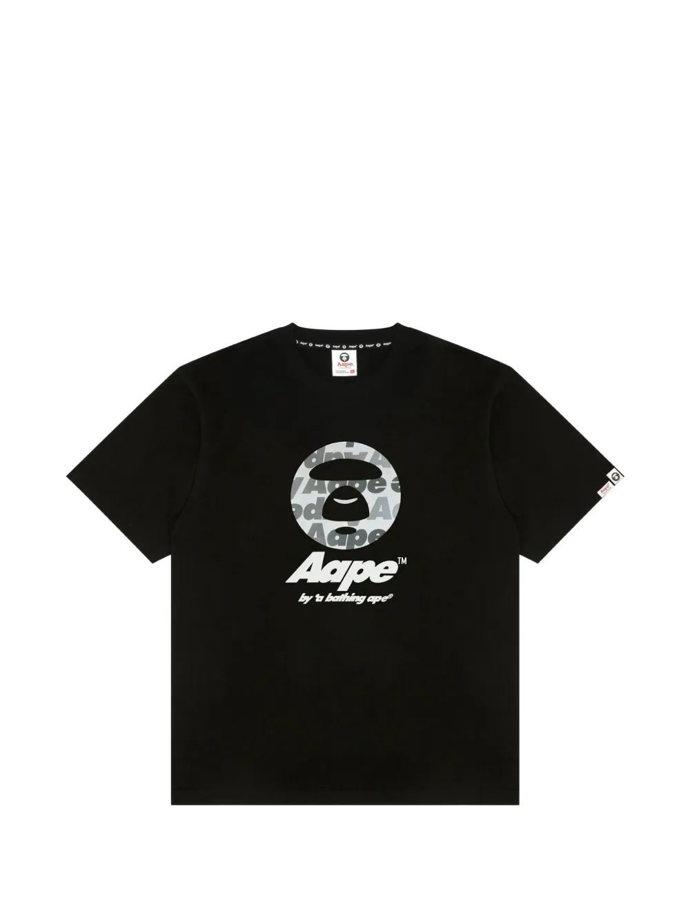 AAPE BY *A BATHING APE® Moonface logo-print T-shirt · XL