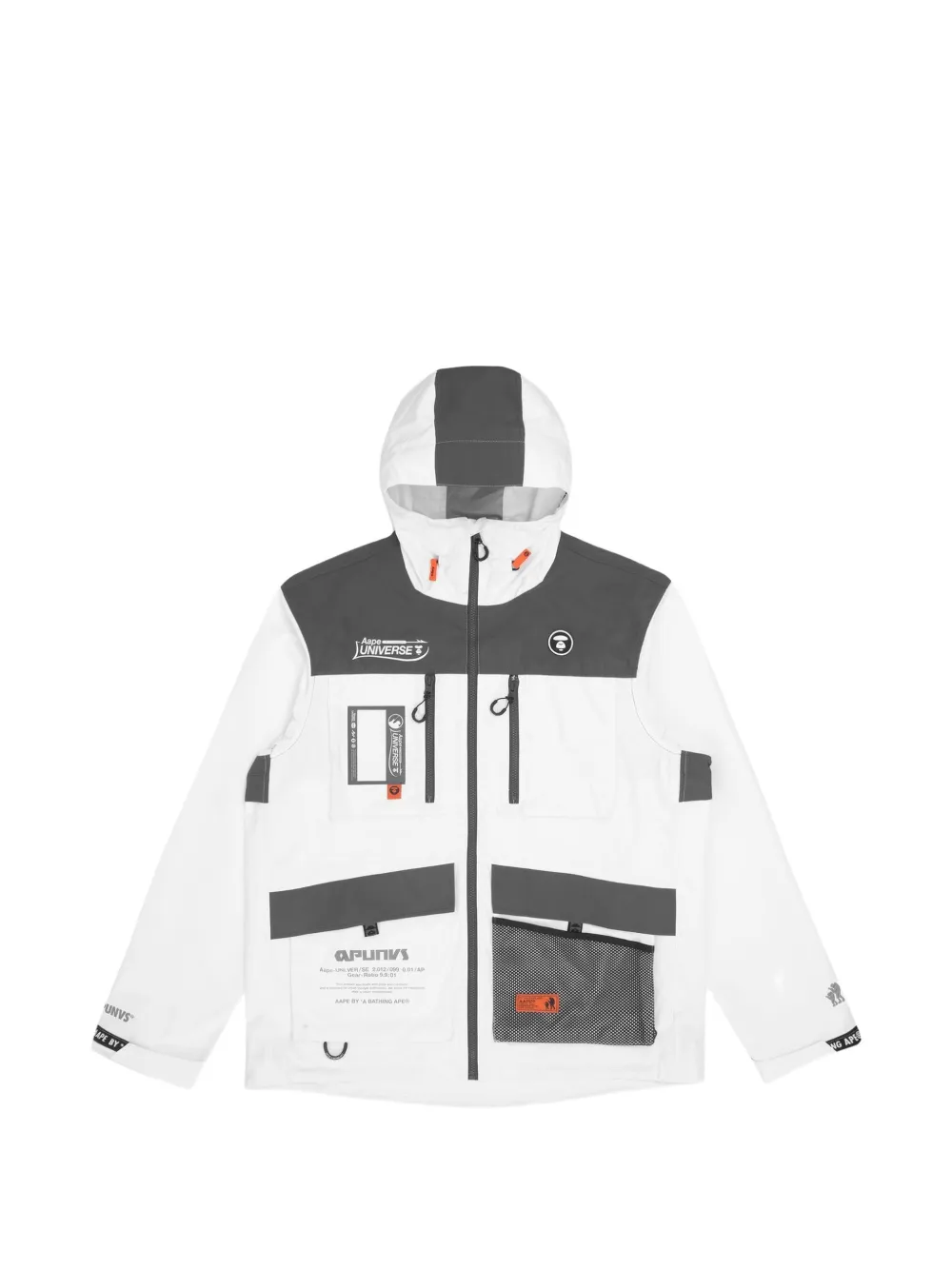 AAPE BY *A BATHING APE® Moonface hooded utility jacket