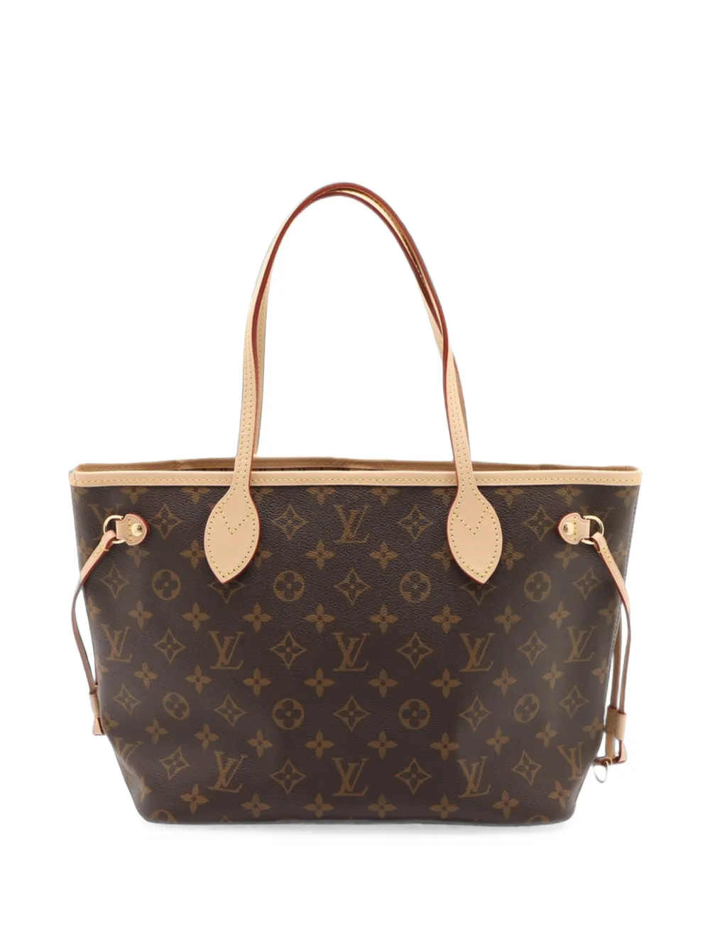 Pre-owned Louis Vuitton 2021-2026 Monogram Neverfull Pm Tote Bag In Brown