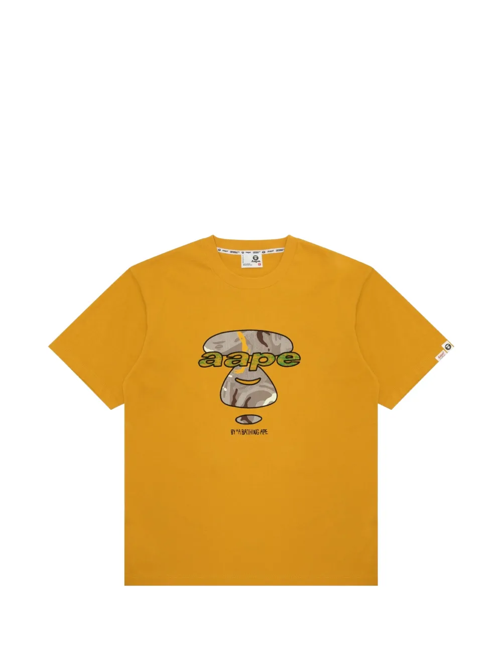 AAPE BY *A BATHING APE® Moonface camo-print T-shirt · L