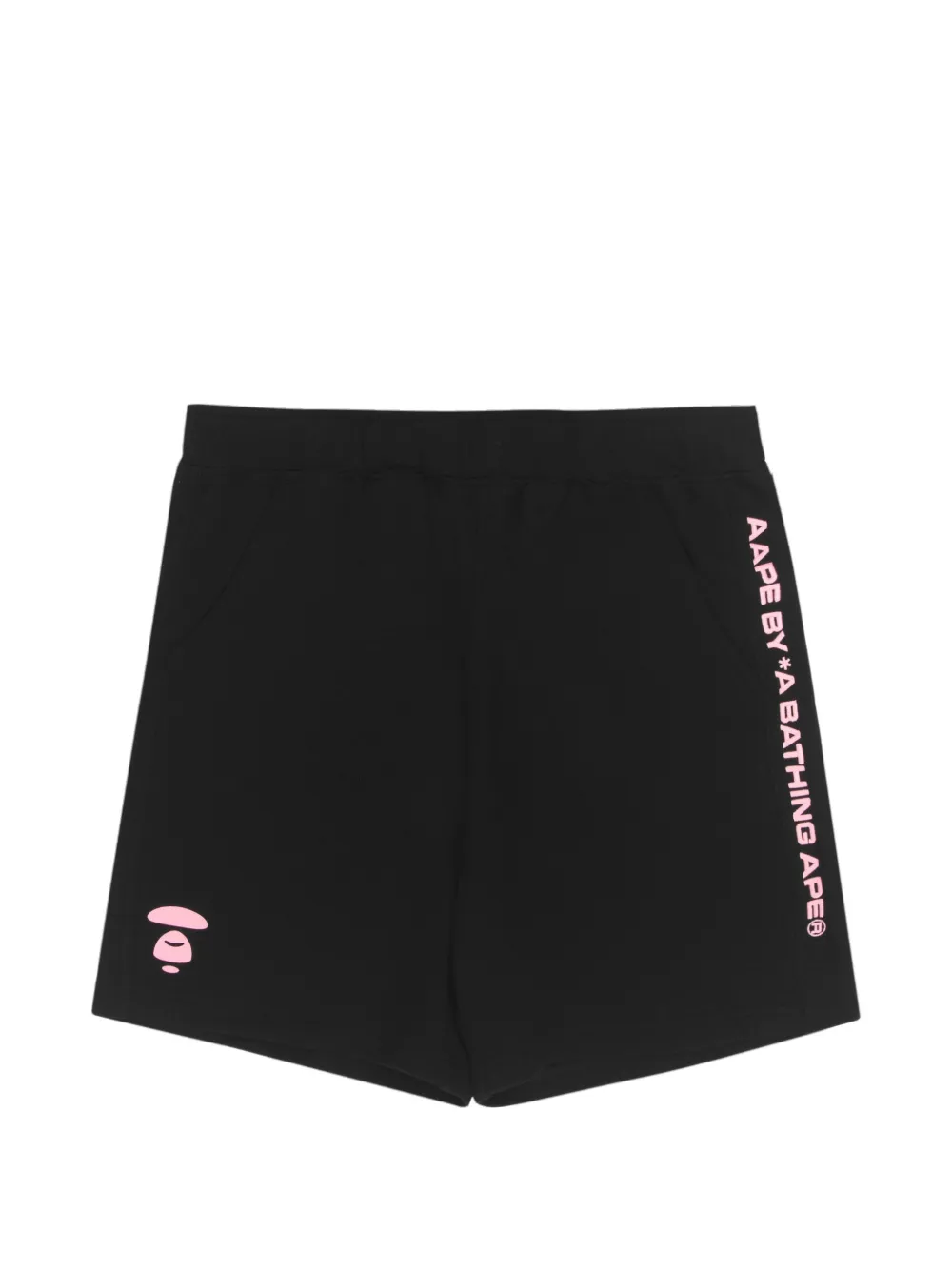 AAPE BY *A BATHING APE® Moonface logo-print shorts