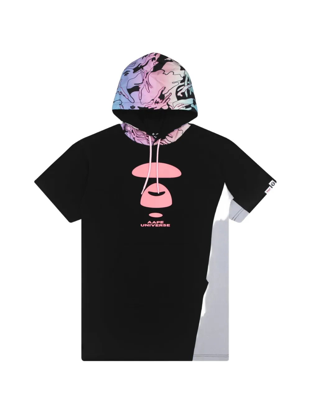 AAPE BY *A BATHING APE® camouflage-print hooded mini dress