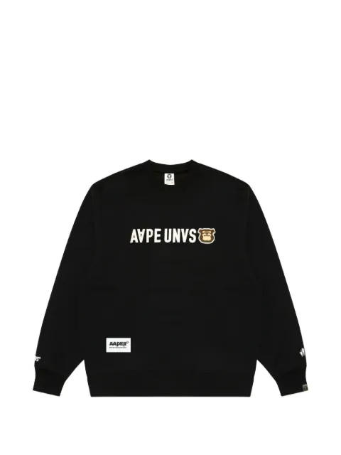 AAPE BY *A BATHING APE® AAPER logo-embroidered sweater