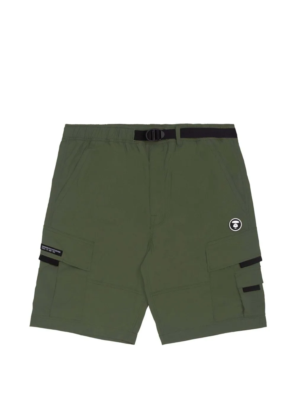 AAPE BY *A BATHING APE® Moonface belted cargo shorts · L