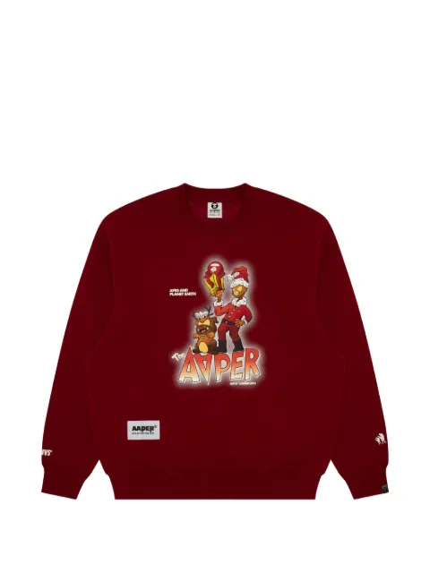AAPE BY *A BATHING APE® graphic-print sweatshirt