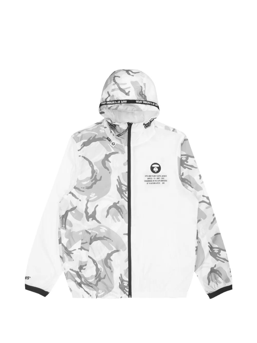 AAPE BY *A BATHING APE® Moonface camo-print jacket