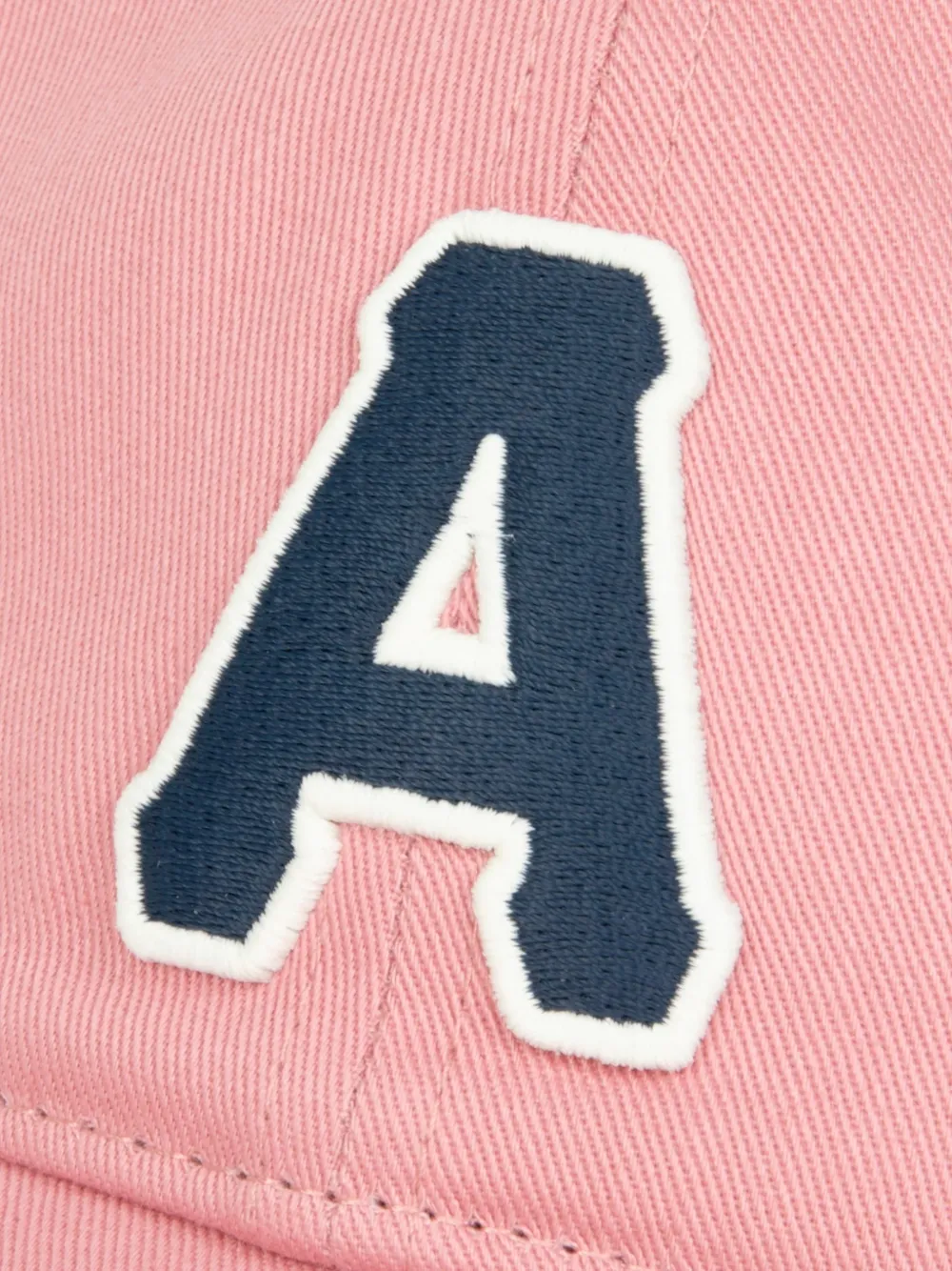 AAPE BY *A BATHING APE Pet met gewelfde rand en letterpatch Roze
