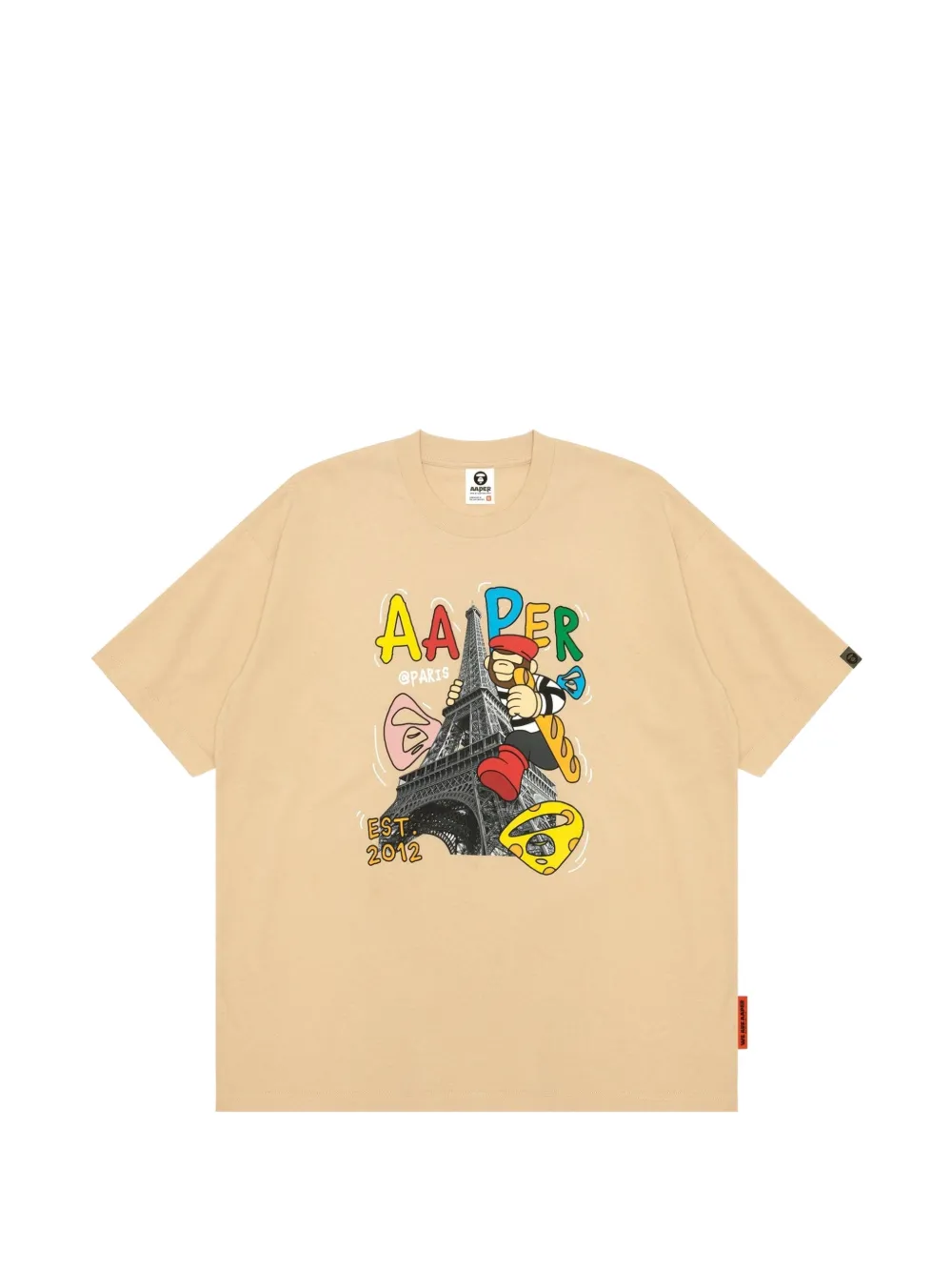 AAPE BY *A BATHING APE® AAPER graphic-print T-shirt · XL