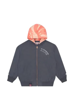 GOSHA RUBCHINSKIY Padded Hooded Bomber Jacket | Blue | FARFETCH