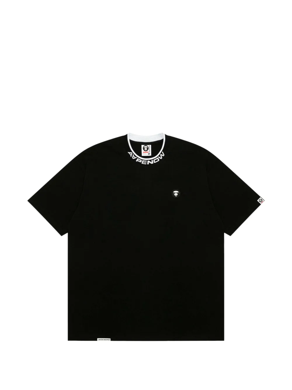 AAPE BY *A BATHING APE® Now Moonface logo-patch T-shirt