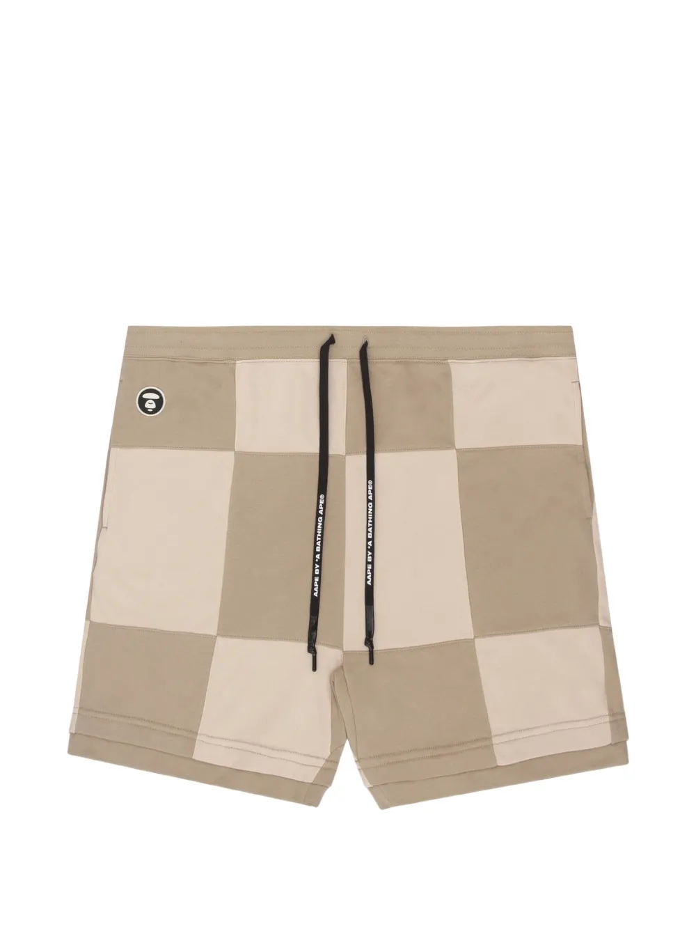 AAPE BY *A BATHING APE® Moonface check sweat shorts · XL