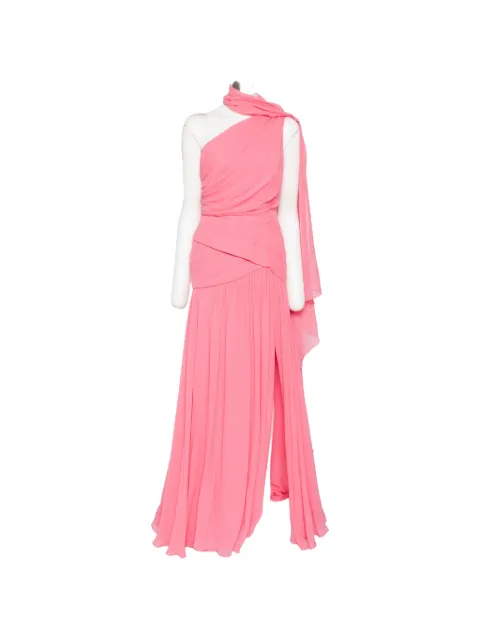 Elie Saab one-shoulder draped gown