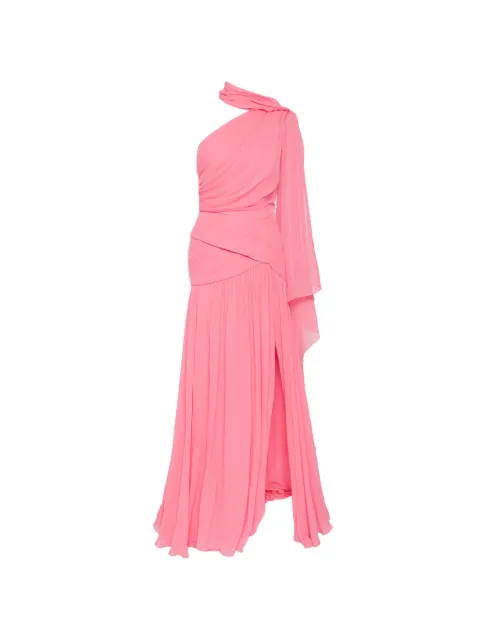 Elie Saab vestido drapeado con una sola manga