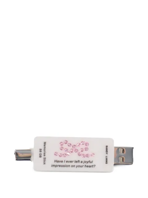 Sandy Liang Memories USB hair clip