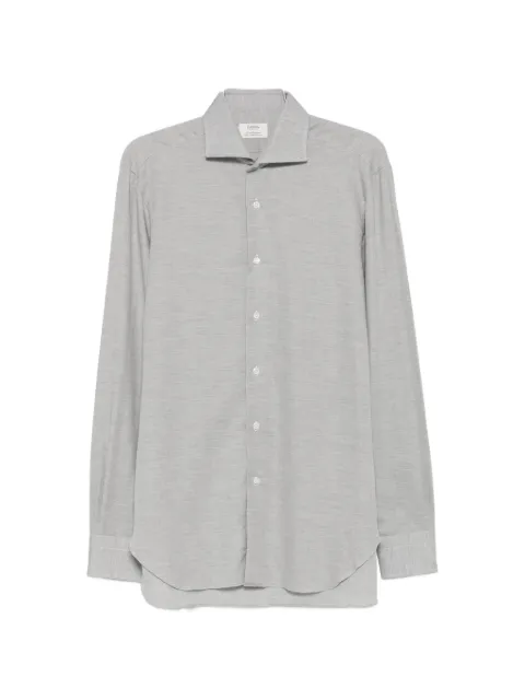 Barba spread-collar cashmere shirt