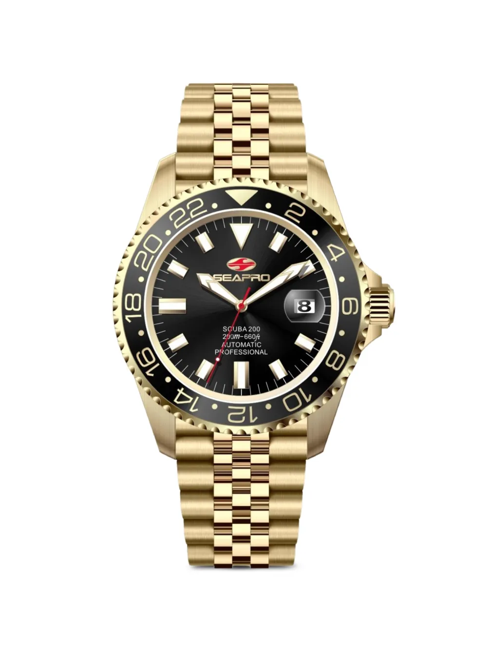 SEAPRO Grand Meridian 43mm watch - Nero