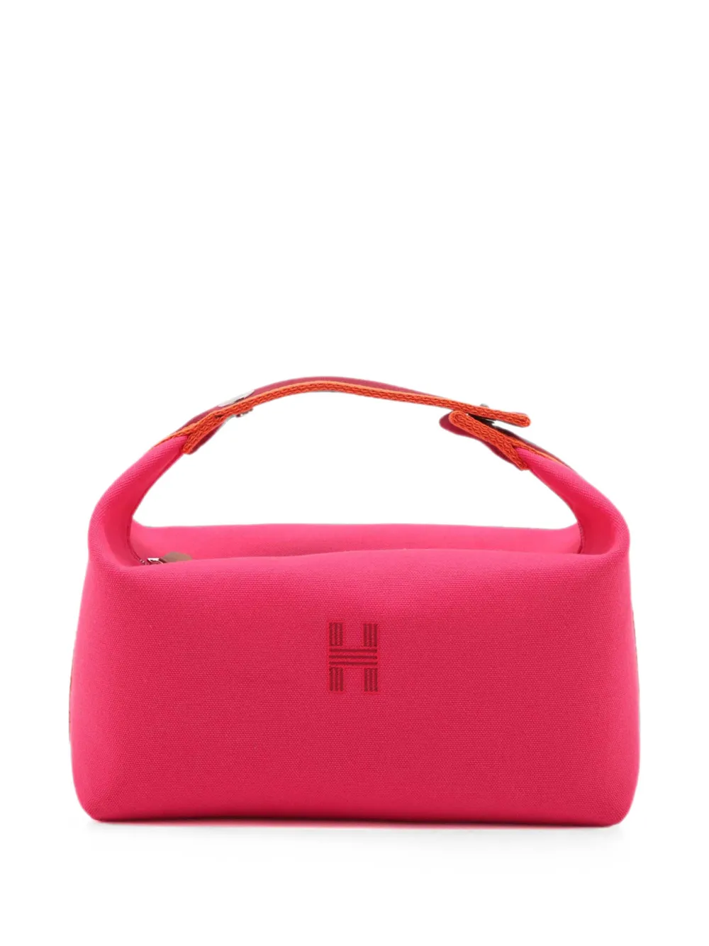 Hermès Pre-Owned 2010-2026 Large Toile Bride A Brac Case vanity bag - Rosa