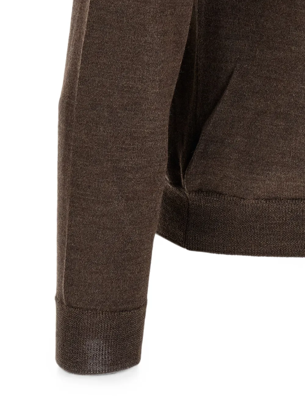 Zanone high-neck ribbed-trim sweater Bruin