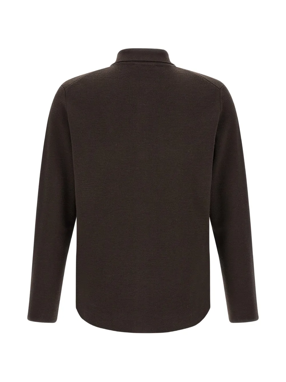 Zanone Saharan vest met knopen Bruin