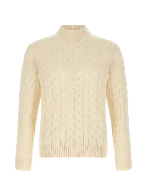 Zanone braided-knit mock-neck sweater