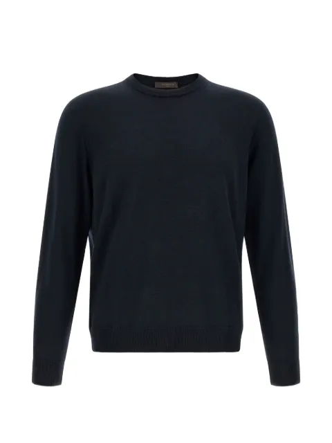 Zanone Giro ribbed-trim sweater