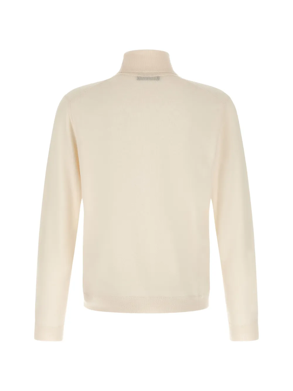 Zanone Coltrui met geribbelde zoom Beige