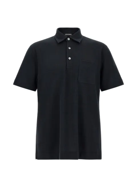 Zegna chest-pocket piqué polo shirt