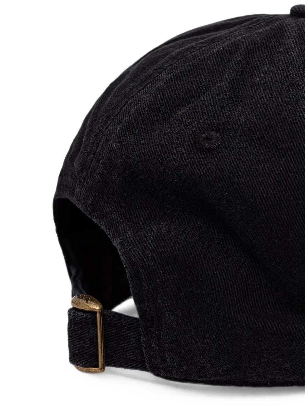 Sporty & Rich Honkbalpet met geborduurd logo Zwart