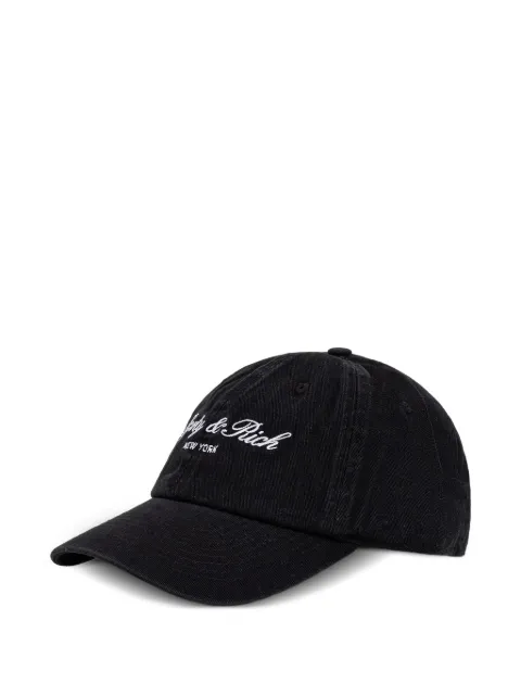 Sporty & Rich logo-embroidered baseball cap