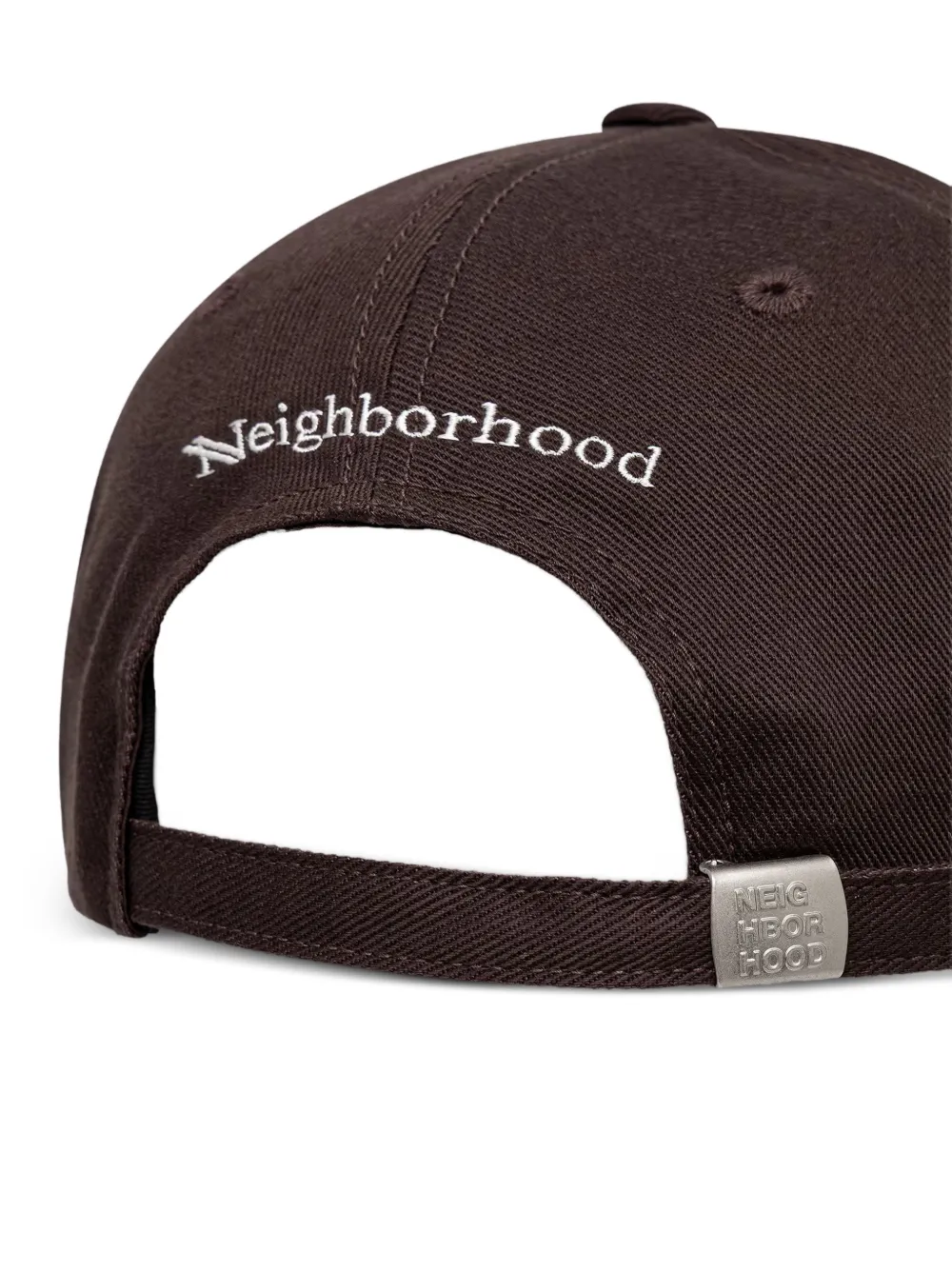Neighborhood Honkbalpet met geborduurd logo Bruin
