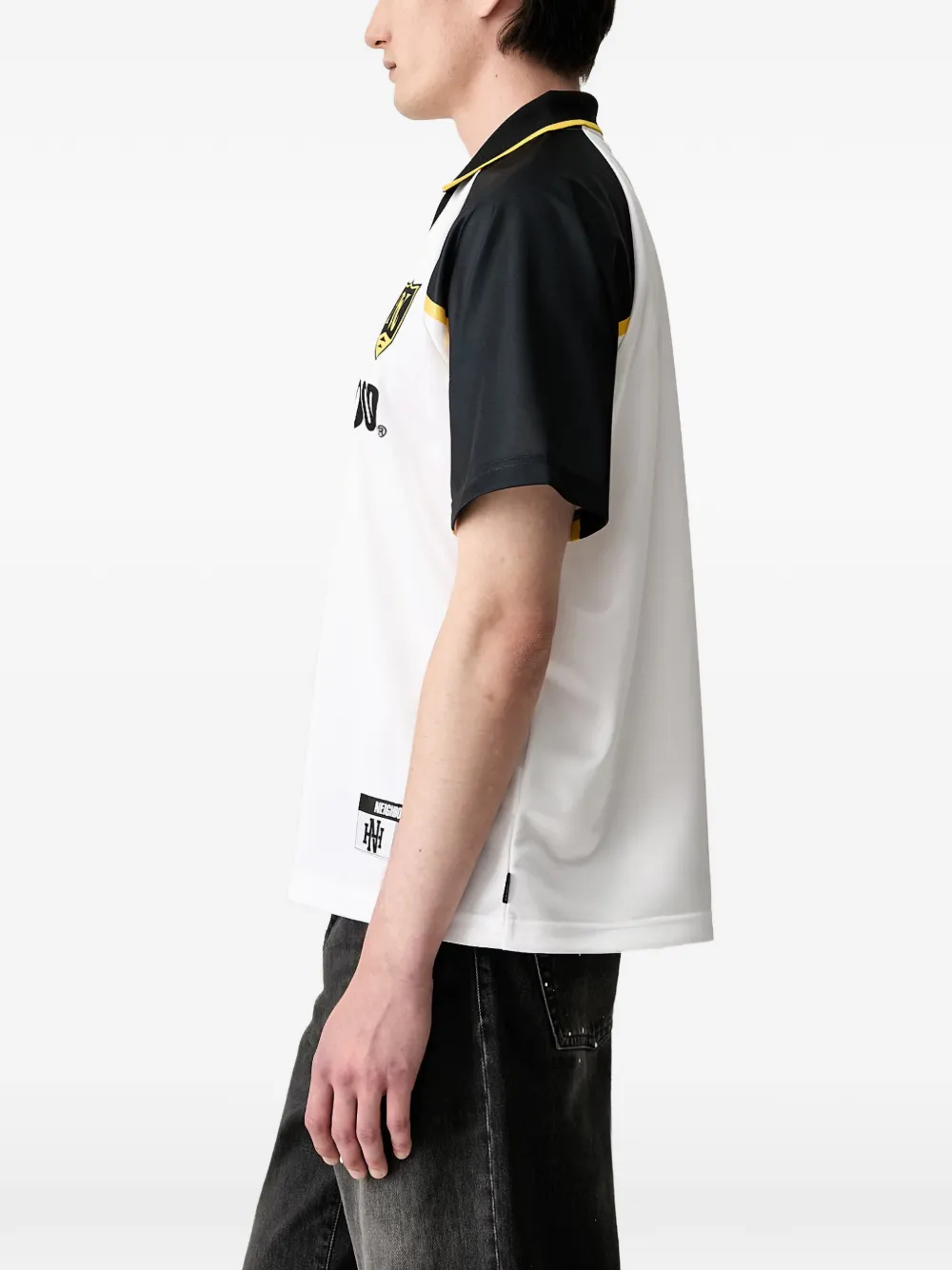 Neighborhood T-shirt met logoprint Wit