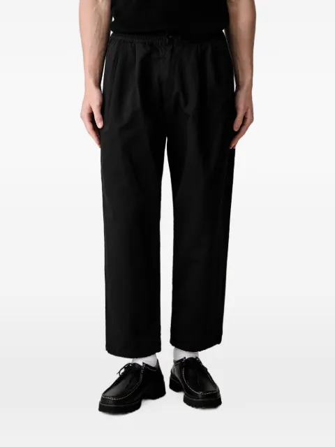 Neighborhood pleated elasticated-waist trousers