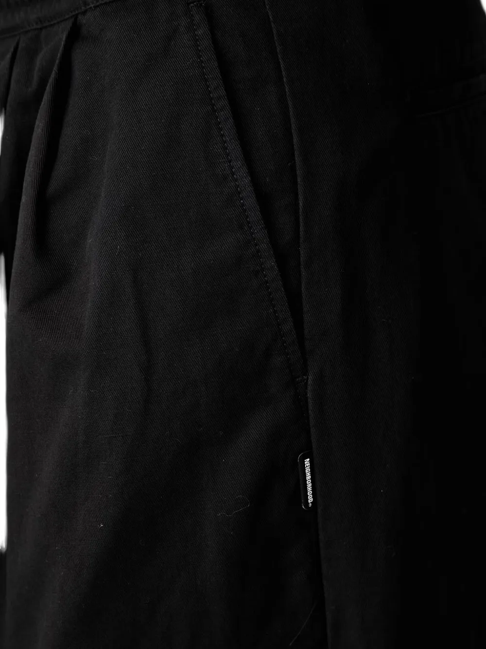 Neighborhood Broek met elastische taille Zwart