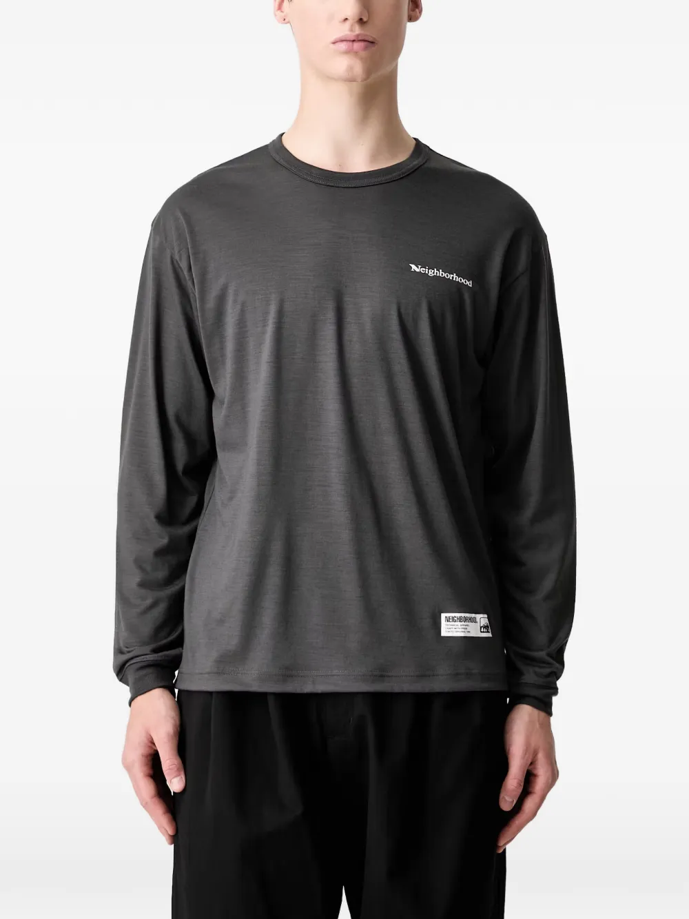 Neighborhood logo-print long-sleeve T-shirt